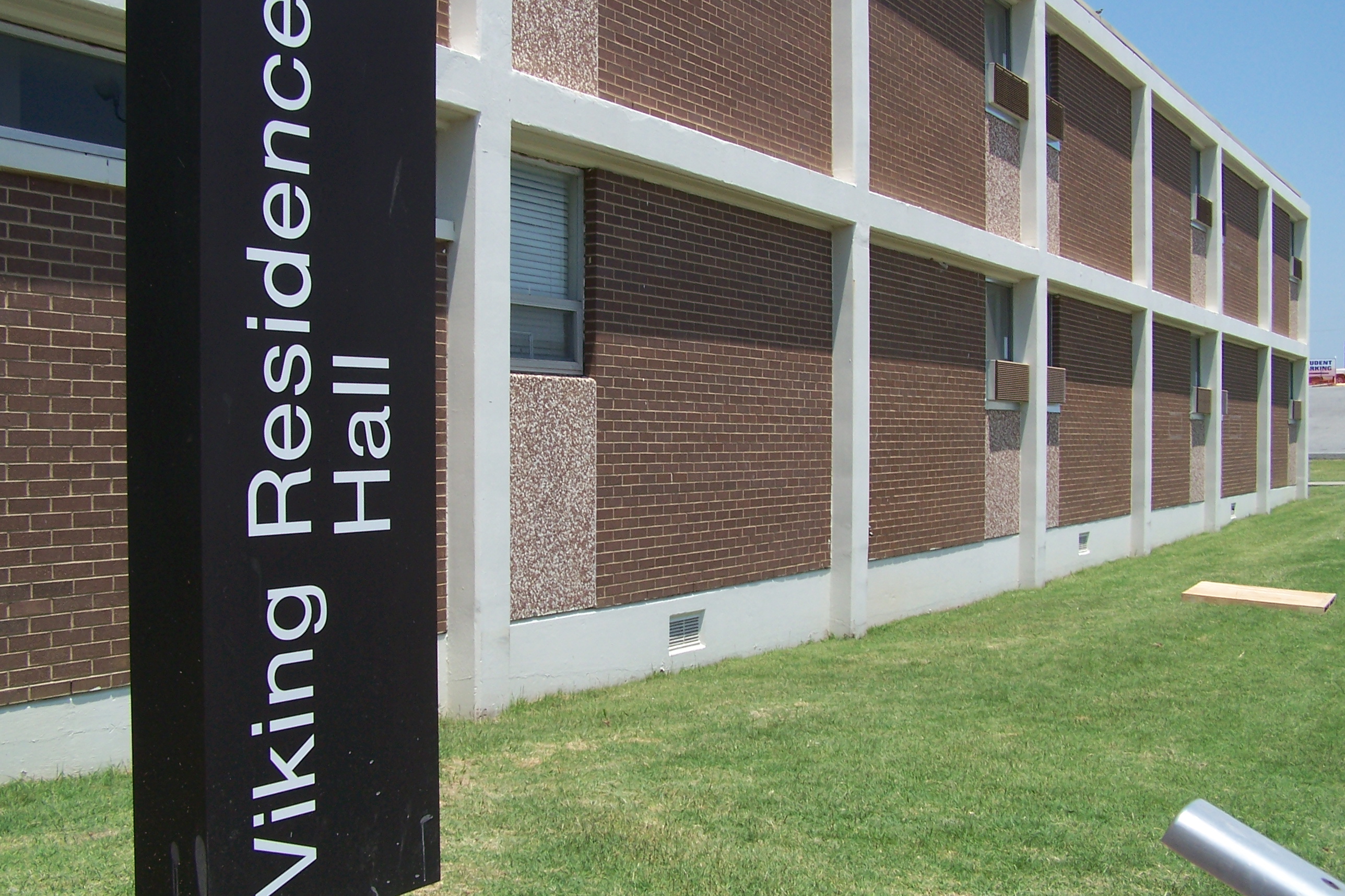 Viking Hall is centrally located to make on-campus living convenient.